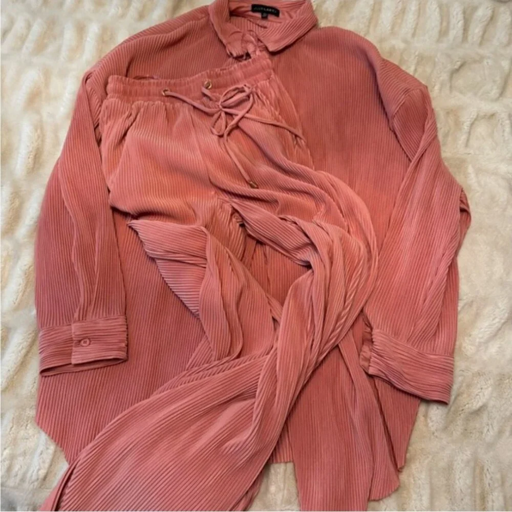JLUXLABEL Plissé Dusty Pink Set - Picture 4 of 7